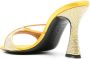 D'ACCORI Sandalen Lust Mule High Heels in geel - Thumbnail 3