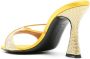D'ACCORI Sandalen Lust Mule High Heels in geel - Thumbnail 4