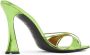 D'ACCORI Sandalen Lust Mule High Heels in groen - Thumbnail 3