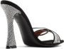 D'ACCORI Sandalen Lust Mule High Heels in zwart - Thumbnail 3