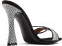 D'ACCORI Sandalen Lust Mule High Heels in zwart - Thumbnail 4