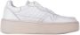 D.a.t.e. Witte Leren Lage Sneakers met Geperforeerde Neus White Dames - Thumbnail 11
