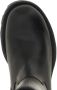 Diesel Glanzende leren laarzen met logoplaquette Black - Thumbnail 9