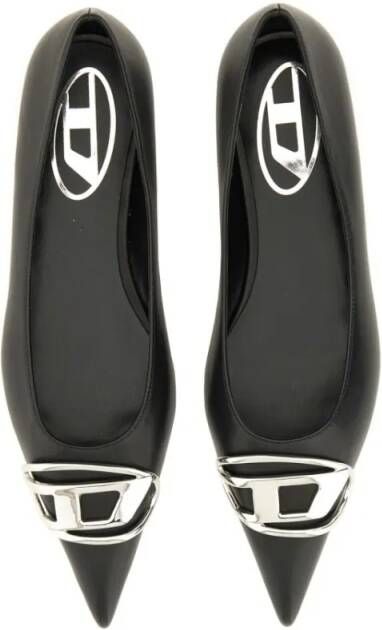 Diesel "D-Venus" Ballerina in zwart