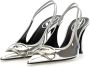 Diesel Zilveren Spiegeleffect Pumps Gray Dames - Thumbnail 30