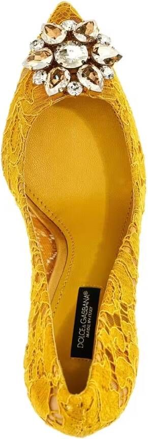 Dolce&Gabbana Hoge hakken 'Bellucci' Pumps in geel