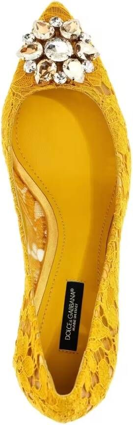 Dolce&Gabbana Hoge hakken 'Bellucci' Pumps in geel