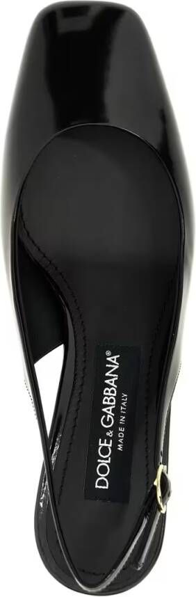 Dolce&Gabbana Hoge hakken 'Jackie New' Slingback in zwart