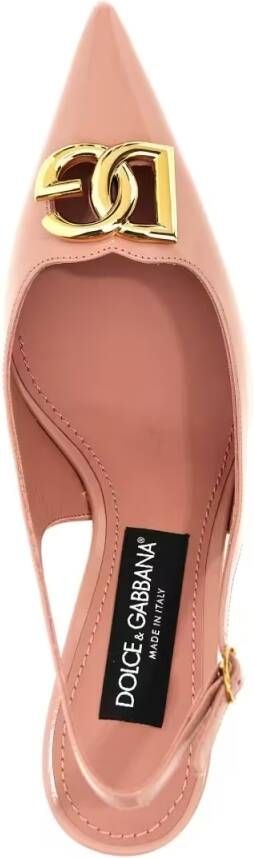 Dolce&Gabbana Hoge hakken 'Lollo' Slingback in roze