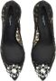 Dolce&Gabbana Hoge hakken Pumps With Crystals in zwart - Thumbnail 2