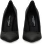 Dolce&Gabbana Hoge hakken Satin Décolleté in zwart - Thumbnail 2