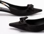 Dolce&Gabbana Hoge hakken Slingback Pumps With Bow Accent in zwart - Thumbnail 3