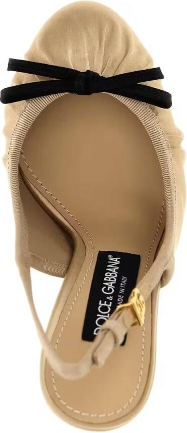 Dolce&Gabbana Hoge hakken 'Vally' Slingback in beige