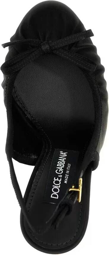 Dolce&Gabbana Hoge hakken 'Vally' Slingback in zwart