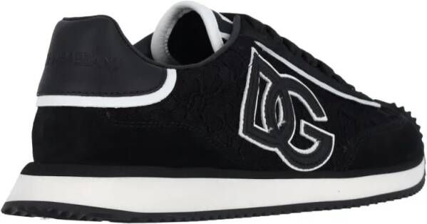 Dolce&Gabbana Low-Top Sneakers "Cushion" Sneakers – Black in zwart