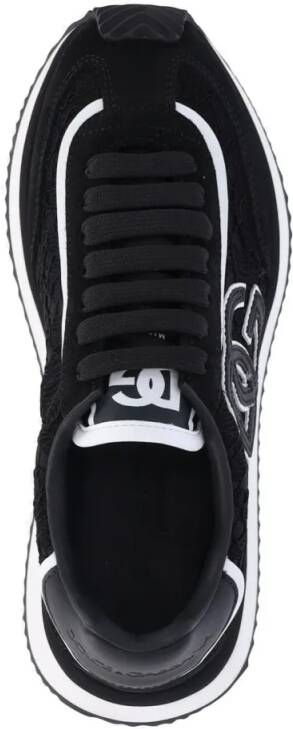 Dolce&Gabbana Low-Top Sneakers "Cushion" Sneakers – Black in zwart