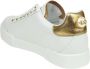 Dolce&Gabbana Low-Top Sneakers Portofino Sneakers In White Leather With Logoed Pe in wit - Thumbnail 2