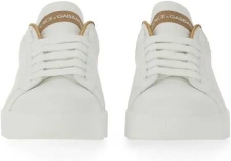 Dolce&Gabbana Low-Top Sneakers Sneaker Portofino in wit