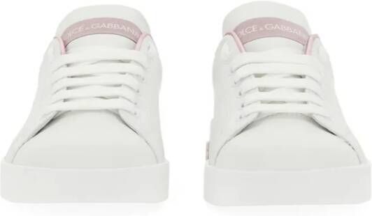 Dolce&Gabbana Low-Top Sneakers Sneaker Portofino in wit