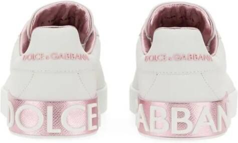 Dolce&Gabbana Low-Top Sneakers Sneaker Portofino in wit