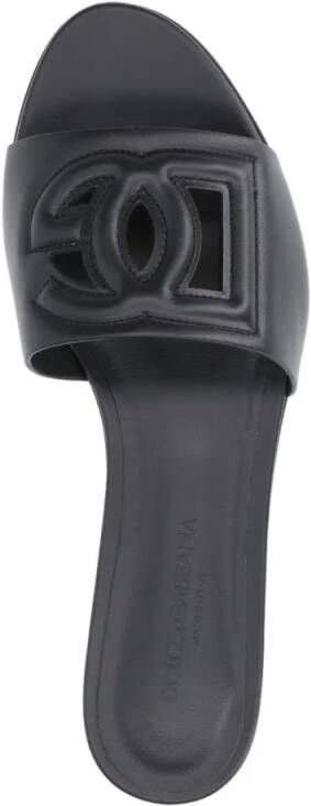 Dolce&Gabbana Sandalen "Dg Millennials" Slide Sandals – Black in zwart
