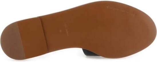 Dolce&Gabbana Sandalen Leather Slide Sandals in zwart
