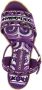 Dolce&Gabbana Sandalen 'Maiolica' Wedges in paars - Thumbnail 2