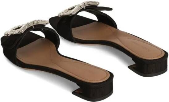 Dolce&Gabbana Sandalen Open-Toe Sandals With Buckle Detail in zwart