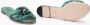 Dolce&Gabbana Sandalen `Rainbow` Slides With Brooch Detailing in groen - Thumbnail 2