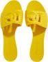 Dolce & Gabbana Mosterdgele platte sandalen Yellow Dames - Thumbnail 5