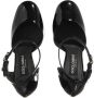 Dolce & Gabbana Verstelbare enkelband rondeeus leren pumps Black Dames - Thumbnail 15
