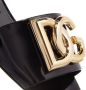 Dolce&Gabbana Sandalen Shiny Calfskin Mules With DG Logo in zwart - Thumbnail 7