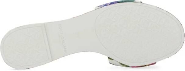Dolce&Gabbana Sandalen Slide Sandal in meerkleurig