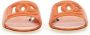 Dolce&Gabbana Sandalen Slide Sandal With Logo in oranje - Thumbnail 2