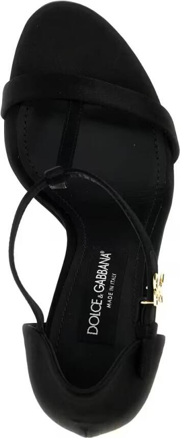 Dolce&Gabbana Sandalen 'T-Bar' Sandals in zwart
