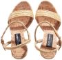 Dolce&Gabbana Sandalen Woven Raffia Platform Sandals in beige - Thumbnail 2