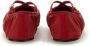 Dolce&Gabbana Satin Ballerina Flats in rood - Thumbnail 2