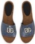 Dolce&Gabbana Slippers & Mules Dames Flower Power Blauw in blauw - Thumbnail 11
