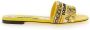 Dolce&Gabbana Sandalen Flat Tris Maiolica Mules in wit - Thumbnail 15