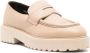 Doucal's Beige Loafers With Rounded Toe And Strap in beige - Thumbnail 2