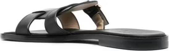 Doucal's Sandalen Fibbia Sandals in zwart