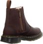 Dr. Martens Boots & laarzen 2976 Alyson w zips in bruin - Thumbnail 2