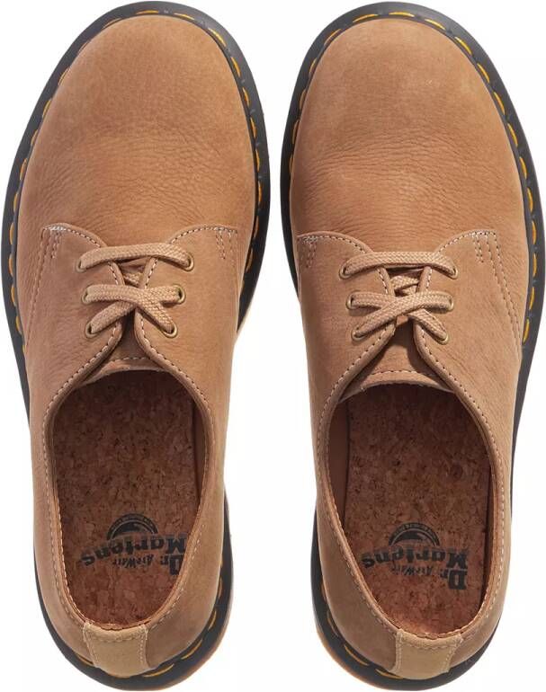 Dr. Martens Loafers 3 Eye Shoe 1461 in bruin