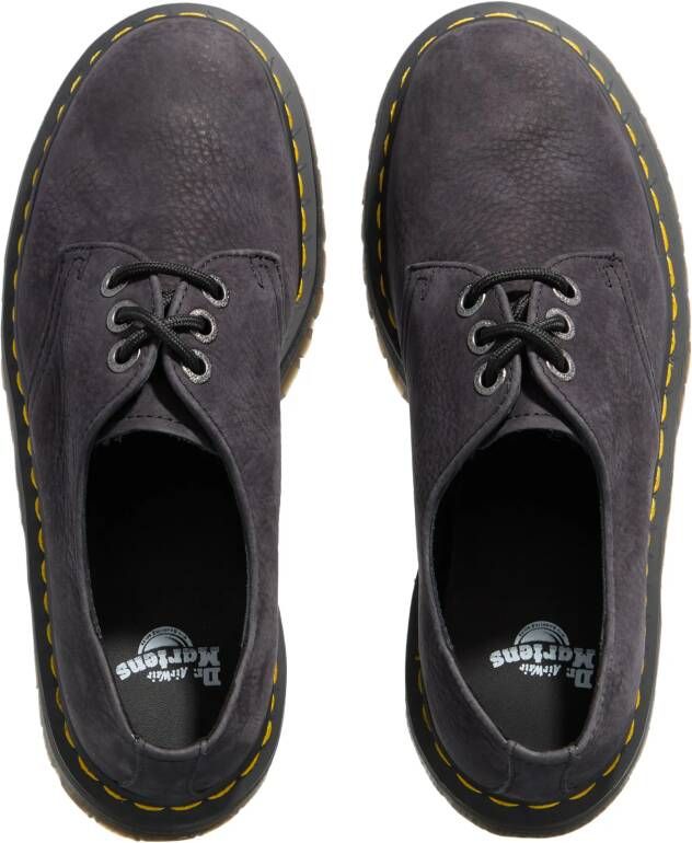 Dr. Martens Loafers 3 Eye Shoe 1461 Quad II in donkergrijs