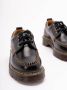 Dr. Martens Low-Top Sneakers `Lowell` Leather `Moc Toe` Shoes in zwart - Thumbnail 3