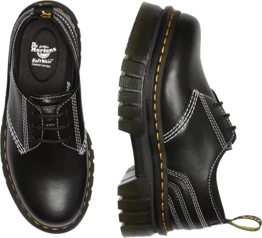 Dr. Martens Low-Top Sneakers Audrick 3i Quilted Platform Shoes in zwart