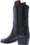 Dsquared2 Enkellaarzen Dames Flat Boot West Studs in zwart - Thumbnail 3