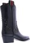 Dsquared2 Enkellaarzen Dames Flat Boot West Studs in zwart - Thumbnail 4