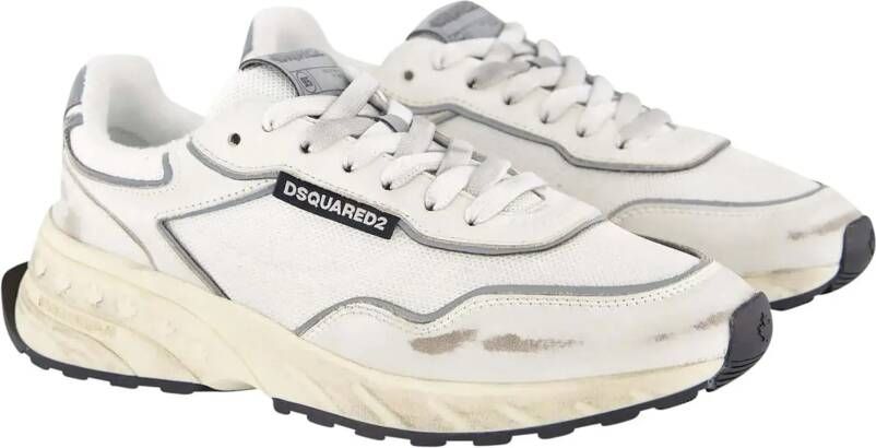 Dsquared2 Low-Top Sneakers Dames Lace-Up Low Top Sneakers in wit
