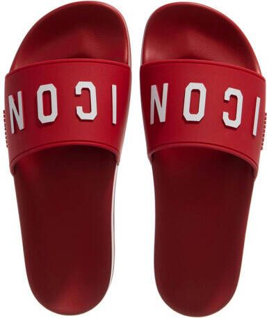 Dsquared2 Sandalen Ceresio Slides in rood